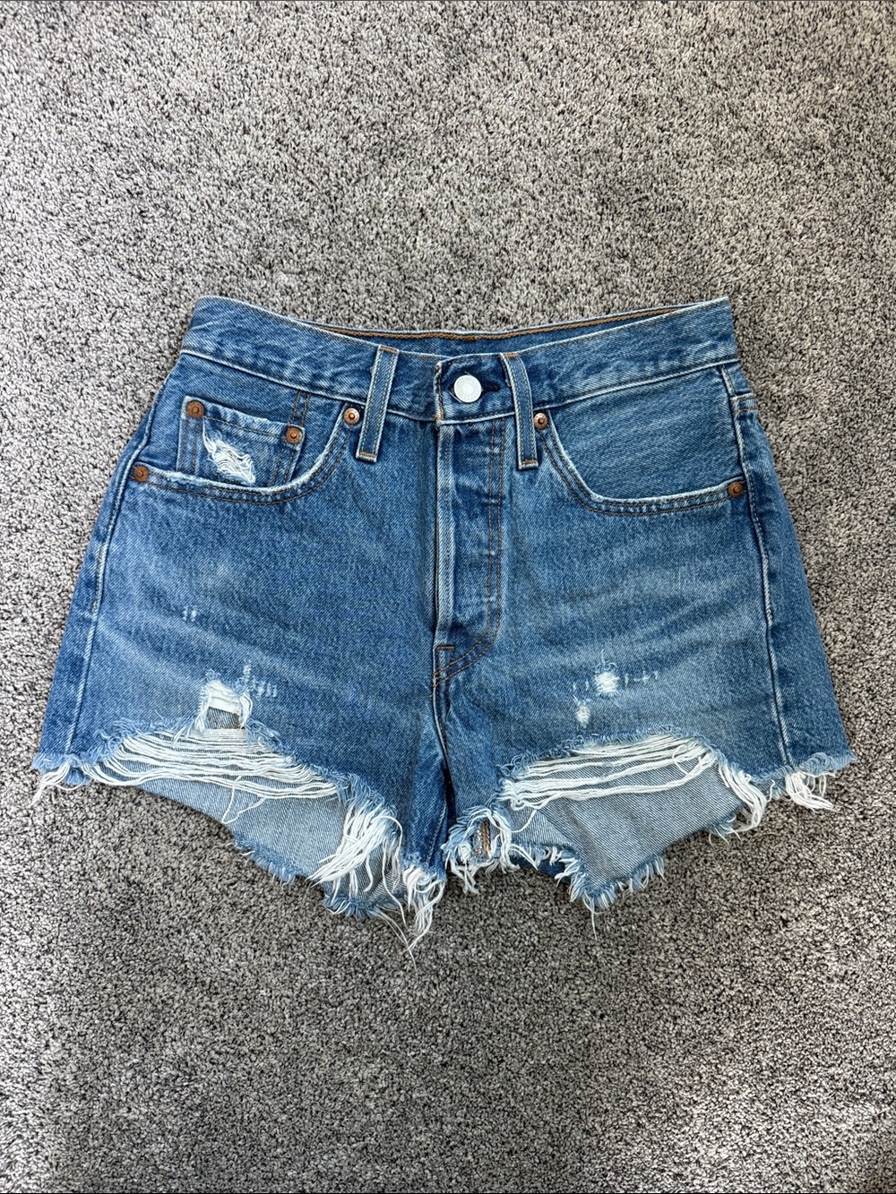 Levi’s denim cutoff shorts